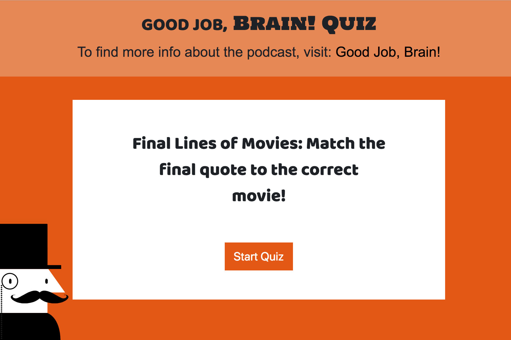 Good Job, Brain Trivia